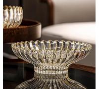 Puremagics Hand-Painted Gold Decorative Bowl-12 Diameter, Gold Fruit Bowl, Kitchen Table Centerpiece, Home Decor.