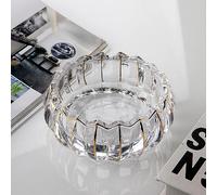 Puremagics Hand Painted Gold Unique Round Lotus Flower Shaped Decorative Glass Bowl for Home Office Décor, Decorative Crystal Bowl for Table Centerpiece -13cm