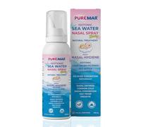 PUREMAR Baby Nasal Spray 100% Natural Sea Water - 100ml Decongestant for Blocked Nose Relief & Cold for Kids