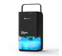 PureMate 1 400ml Electric Dehumidifier with Ultra Quiet & Auto Shut off in Black PureMate Black