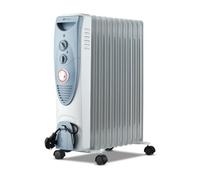 PureMate Oil Filled Radiator, 2500W/2.5KW - 11 Fin - Portable Electric Heater, 3 Power Settings, Adjustable Temperature and Thermostat, Thermal Safety Cut off & 24 Hour Timer