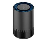 PureMate Air Purifier for Home, Quiet Air Cleaner with True HEPA Filter with 4 Speeds and Sleep Mode, Night Light, Odors Dust Mold for Allergens Smoke PureMate Black Medium