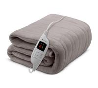PureMate CozyMate Heated Throw - Luxurious Electric Blanket - Extra Large Heated Blanket with 9 Heat Settings and Timer Function, Machine Washable Fleece with Digital Controller - Size 200 x 150cm