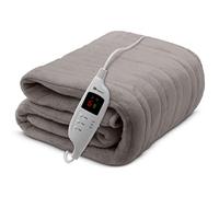 PureMate CozyMate Heated Throw - Luxurious Electric Blanket - Large Heated Blanket with 9 Heat Settings and Timer Function, Machine Washable Fleece with Digital Controller - Size 160 x 130cm