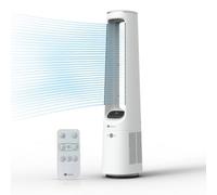PureMate Modern Slim Bladeless Tower Fan With Remote (40")