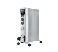 PureMate Oil Filled Radiator, 2500W/2.5KW - 11 Fin - Portable Electric Heater, 3 Power Settings, Adjustable Temperature and Thermostat, Thermal Safety Cut off & 24 Hour Timer