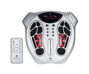 PureMate PM605 Electromagnetic Foot Circulation Massager & Body Therapy Machine, 99 Kinds of electromagnetic Wave Intensity,15 Massage Modes, Remote Control
