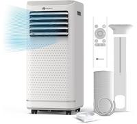 PureMate Portable Air Conditioner 3-in-1 Control: with Dehumidification in White PureMate White