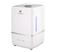 PureMate Ultrasonic Cool & Warm Mist Humidifier with Ioniser and Aroma Diffuser Tray - Auto Shut-Off with 5 Litre Water Tank Capacity, 30 Watts, Powerful for Large Room 30m²