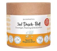 puremetics 3-in-1 Shower Fluff, Sports & Regeneration, 250 g