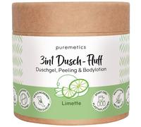 puremetics 3in1 shower care Shower Fluff Lime 250 g