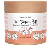 puremetics Care Peelings-MasksShower Fluff Almond Milk