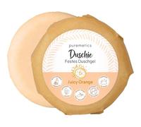puremetics Duschie 'Various Varieties' | Firm, Nourishing Hydra Shower Gel | Solid Shower | Solid Shower Gel | 1 Piece 60 g (Juicy Orange)
