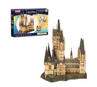 PUREMIND Harry Potter Hogwarts Astronomy Tower 3D Wooden Puzzle - Officially Licensed Castle Model Kit with Lights & Music, Collectable Display Gift