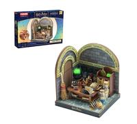 PUREMIND Harry Potter Potions Classroom 3D Wooden Puzzle Hogwarts DIY Kit | Official licence, Harry Potter gifts, miniature model, movable features, laser-cut pieces, DIY build, collectable display