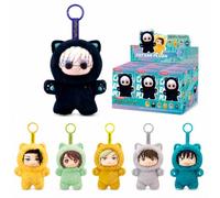 puremind Jujutsu Kaisen Blind Box Plush Figures, JJK Anime 6-Pack, 14 cm