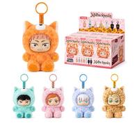PUREMIND Jujutsu Kaisen Chibi Beast Plush Figures, 6-Pack JJK Blind Box Set | Officially licensed, guaranteed hidden character, soft plush body, vinyl face, bag charm, shelf display, collectable gift
