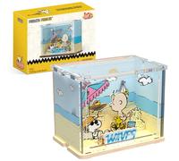 Puremind Peanuts™ Snoopy & Charlie Brown Chilling at the Beach Wooden Model Kit