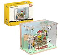 Puremind Peanuts Snoopy Mini Assembly Diorama, Baseball (2101)