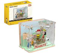 Puremind Peanuts™ Snoopy & Friends Baseball Time Wooden Model Kit