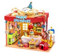 Puremind Peanuts Snoopy, Happy Birthday Assembly Diorama (1202)