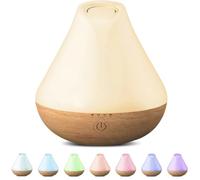 PureMist Essential Oil Diffuser 100ML: Auto-Off Aromatherapy Diffuser for Home - Ultrasonic Humidifier with 7 Colors LED - Air Freshener - Compact Design