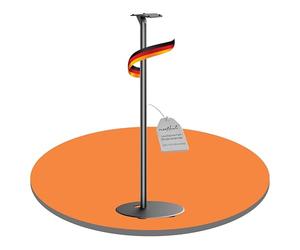 PureMounts Speaker Stand for Sonos Era 300, Speaker Stand, Speaker Stand with Cable Management, 5 kg Load Capacity, Black