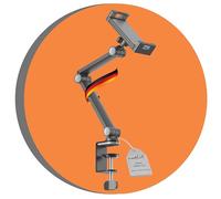 PureMounts® Tablet Table Mount, 4.7 Inch to 12.9 Inch Tablets, 360° Rotation, up to 1 kg Load Capacity, Silicone Padding, Black