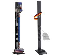 PureMounts Vacuum Cleaner Stand Stand for Dyson V6-V15 & Gen5 Black | Free standing floor stand with accessory holder organizer, compatible with Dyson V6, V7, V8, V10, V11, V12, V15 and Gen5