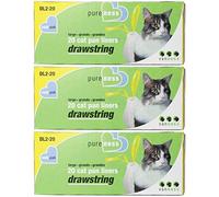 Pureness Large Drawstring Valu-Pak Cat Pan Liners, 20 Count (Pack of 3)
