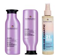 Pureology Hydrate Shampoo 266ml, Hydrate Conditioner 266ml & Color Fanatic Multi-Tasking Spray 200ml Pack