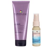 Pureology Hydrate Superfood Mask and Color Fanatic Spray Bundle for Dry Hair
