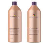 Pureology Nanoworks Gold Conditioner 1000ml Supersize Double Pack Worth £184