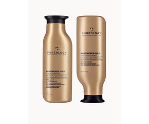 Pureology Nanoworks Gold Shampoo and Conditioner Bundle for Dry, Tired Hair, Sulphate Free for a Gentle Cleanse