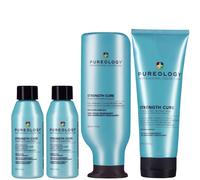 Pureology Strength Cure 2x Mini Shampoo 50ml, Conditioner 266ml & Superfood Deep Treatment Mask 200ml Bundle (Worth £72.88)