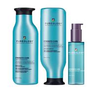Pureology Strength Cure Shampoo, Conditioner, and Serum Routine for Da