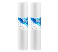PUREPLUS 1 Micron 20" x 4.5" Whole House Sediment Home Water Filter Replacement Cartridge, Compatible with DGD-5005-20, AP810-2, P5-20BB, FP25B, FPMB5-20, 155358-43, SDC-45-2005, 2 Pack