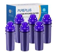 PUREPLUS CRF950Z Pitcher Water Filter Replacement for Pur PPF900Z, PPF951K, PPT700W, CR-1100C, DS-1800Z, CR-6000C, PPT711W, PPT711, PPT710W, PPT111W, PPT111R and All PUR Pitchers and Dispensers, 6PACK