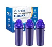 PUREPLUS CRF950Z Pitcher Water Filter Replacement for Pur PPF900Z, PPF951K, PPT700W, CR-1100C, DS-1800Z, CR-6000C, PPT711W, PPT711, PPT710W, PPT111W, PPT111R Pitchers and Dispensers,3PACK