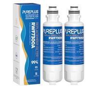 PUREPLUS HX2019FR-A Replacement Refrigerator Water Filter, Compatible with Hisense HX2019FR-A, HX2019F-A, HRM260N6TSE, HRFD560SW, HRCD585BW, HRFD634BW, HRCD650BW, HRCD586TBWB, Mora MRM260N6TSE, 2PACK