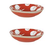 Purer Home X Eden Project Set Of 2 Ceramic Pasta Bowl 22Cm