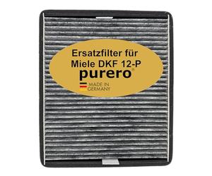 purero Activated Carbon Filter for Miele DKF 12-P, 6228731, Optimal Odour Separation - Made in Germany