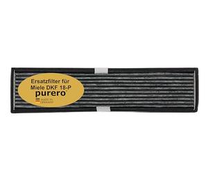 purero® Activated Carbon Filter - Replacement Filter for Miele DKF 18-P, Successor Model of DKF 18-1 - Optimal Odour Separation - Made in Germany