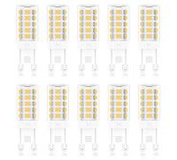 PureShine G9 Led Dimmable Light Bulb Warm White,Energy Saving Light Bulb, 5W 2700K 400Lm,Equivalent 40W Halogen Bulb,Pack of 10