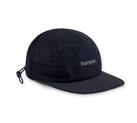 Puresport Black Running Cap for Men & Women, Lightweight, Packable, Breathable & Water-Repellent Sports Hat with Adjustable Toggle Fit, Ideal for Outdoor Training, Hyrox, Gym & Functional Fitness