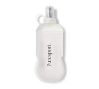 Puresport Clear Soft Flask, 250ml, Collapsible Running Water Bottle, BPA-Free TPU Hydration Flask for Running Vests & Belts, Leak-Proof Bite Valve, Lightweight & Eco-Friendly