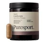 Puresport Cordyceps Supplement (30 Day Supply), Cardiovascular Cordyceps Mushrooms Supplement with 25% Polysaccharides, Supports Endurance, Performance and Recovery, Informed Sport Certified