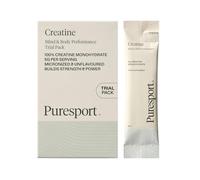 Puresport Creatine Monohydrate Powder Trial Pack (7 Sachets) | 5G Pure Creatine Powder Supplement for Women & Men | Improves Strength & Power | Accelerates Recovery | Delays Fatigue | Boosts Energy