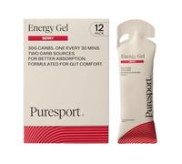 Puresport Energy Gels (Berry, 12 Pack), Fast-Release 30g DualCarb Gels Designed For Runners, Gentle on Stomach, Simple Fuelling For Running, Informed Sport Certified, Natural Flavours & Vegan
