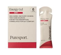 Puresport Fast-Release DualCarb Energy Gels, Berry, 6 Pack
